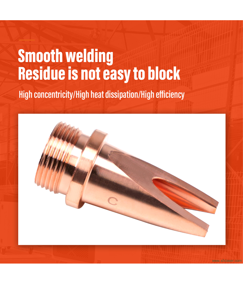 SFX Air Cooled Handheld Laser Welding Machine Copper Nozzle SFX Air Cooled Handheld Laser Welding Machine Copper Nozzle